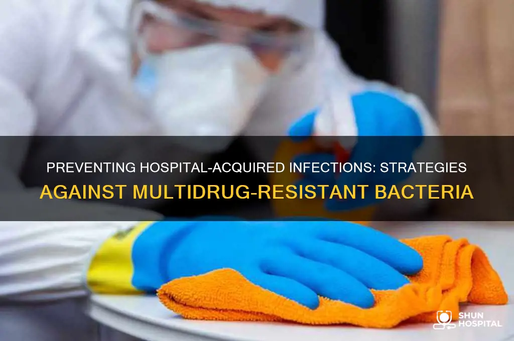 how to prevent hospital acquired infections from multidrug resistant bacteria