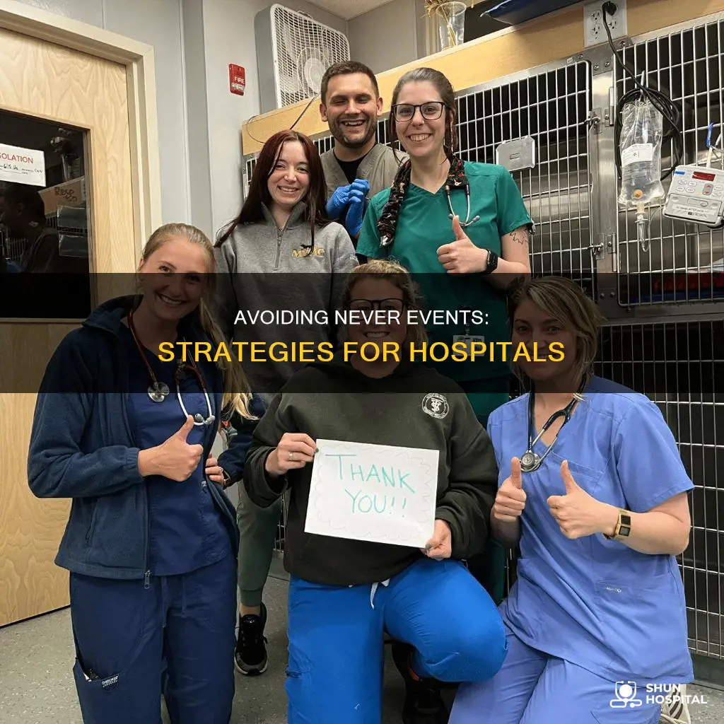 how to prevent never events in hospitals