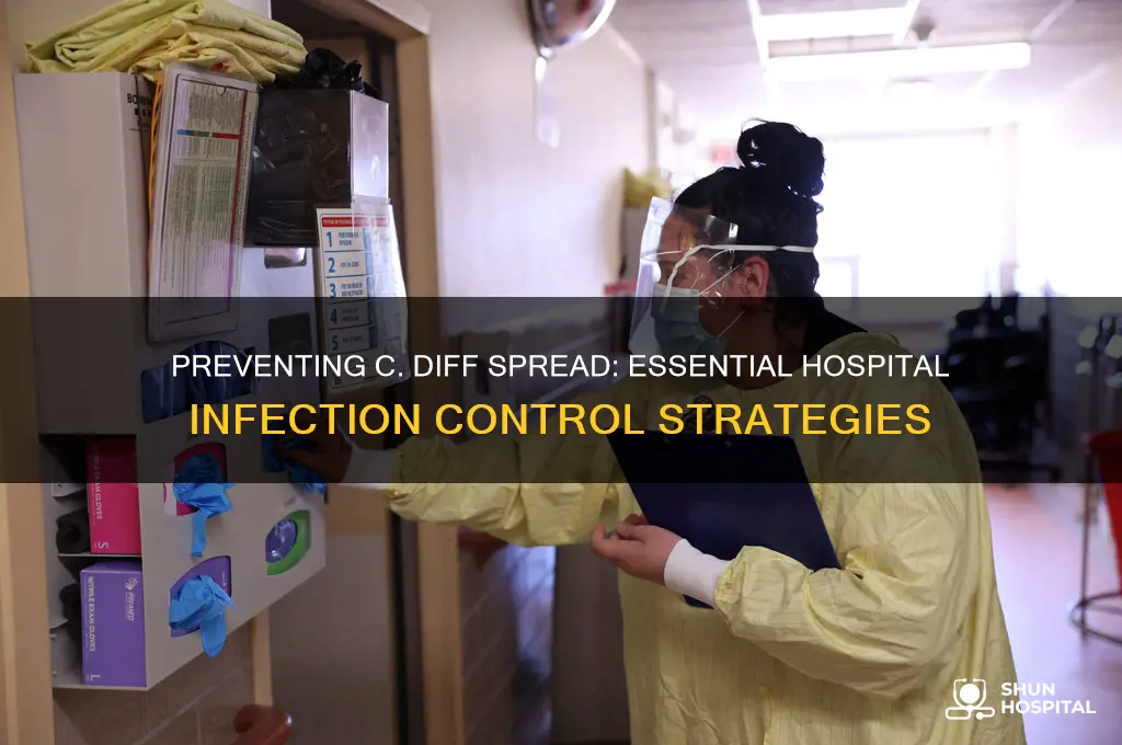 how to prevent the spread of c diff in hospitals