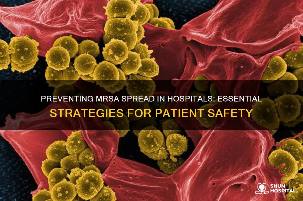how to prevent the spread of mrsa in hospitals