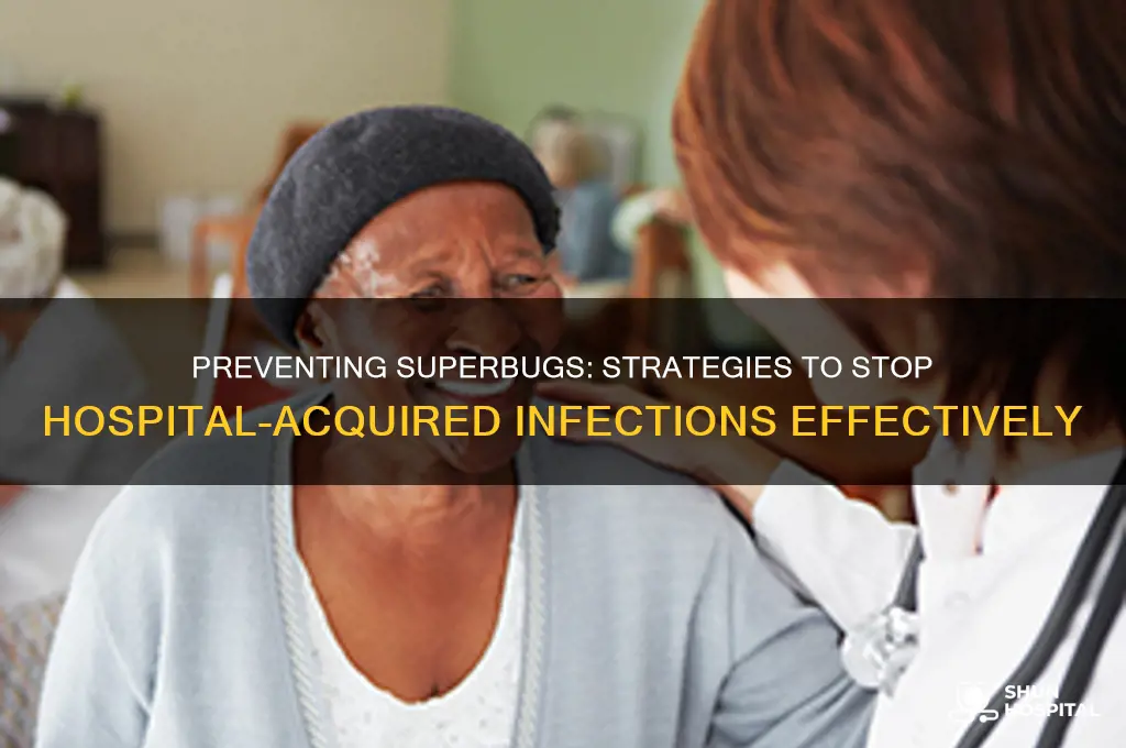 how to prevent the spread of superbugs in hospitals