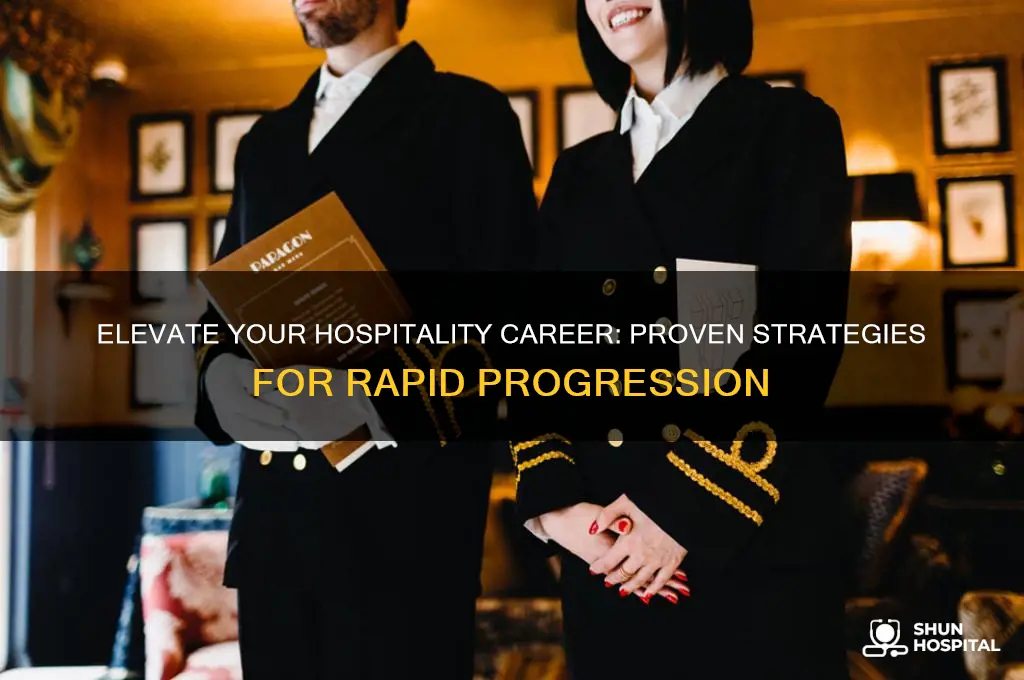 how to progress in hospitality