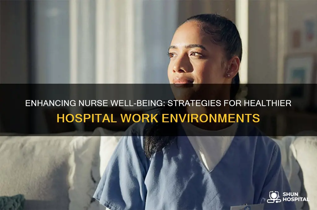 how to promote health of nurses in the hospital settings