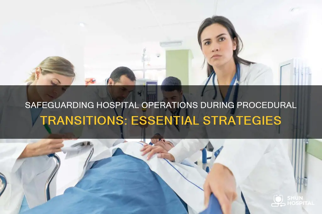 how to protect a hospital organization during change in procedures
