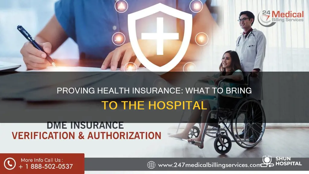 how to prove health insurance to hospital