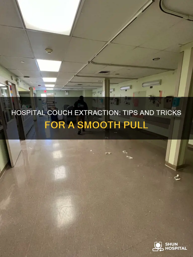 how to pull out a hospital couch