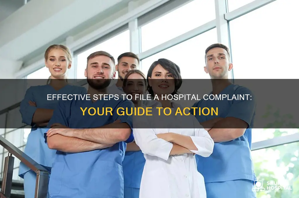 how to put a complaint in about a hospital