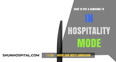 Enable Hospitality Mode on Your Samsung TV: A Quick Guide