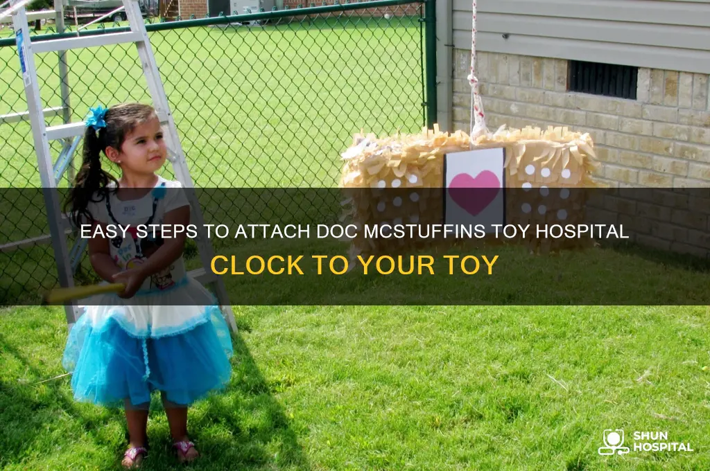 how to put doc mcstuffin toy hospital clock on toy