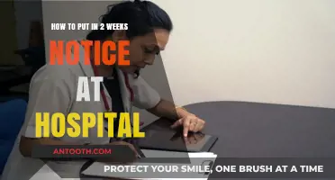 Resigning Gracefully: How to Give Two Weeks Notice at a Hospital