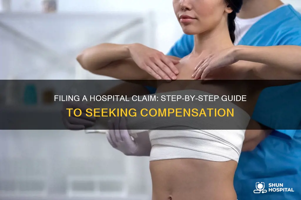 how to put in a claim against a hospital