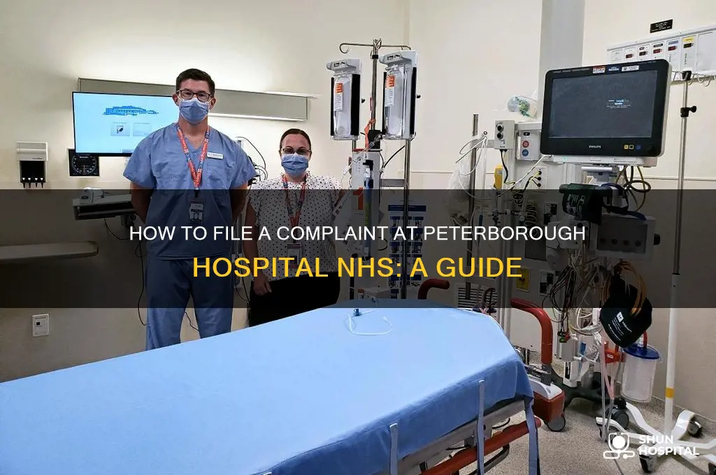 how to put in a complaint to peterborough hospital nh