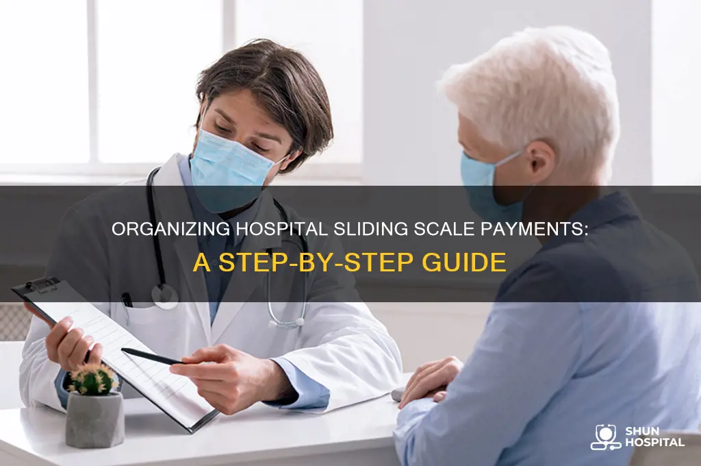 how to put in order for sliding scale in hospital
