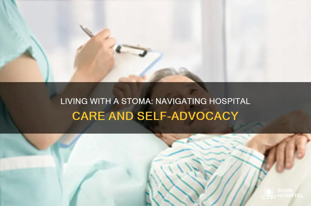 how to put yourself in a hospital with a stoma