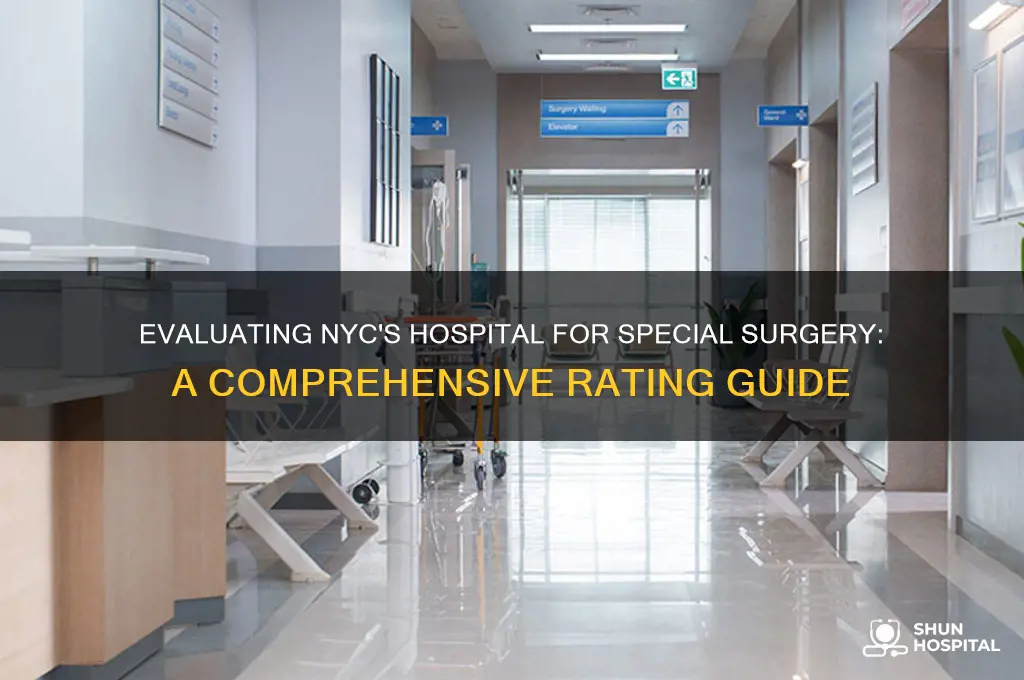 how to rate hospital for special surgery in nyc