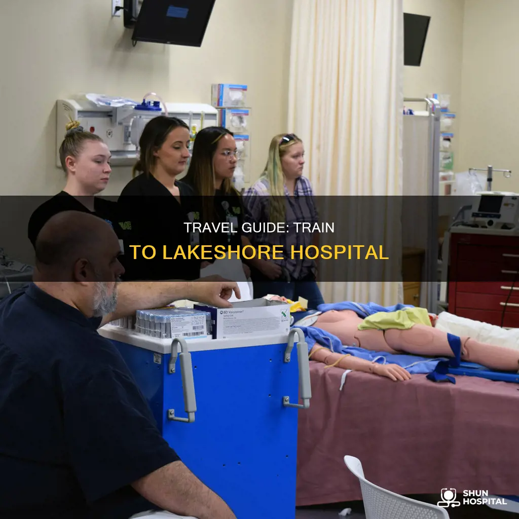 how to reach lakeshore hospital by train