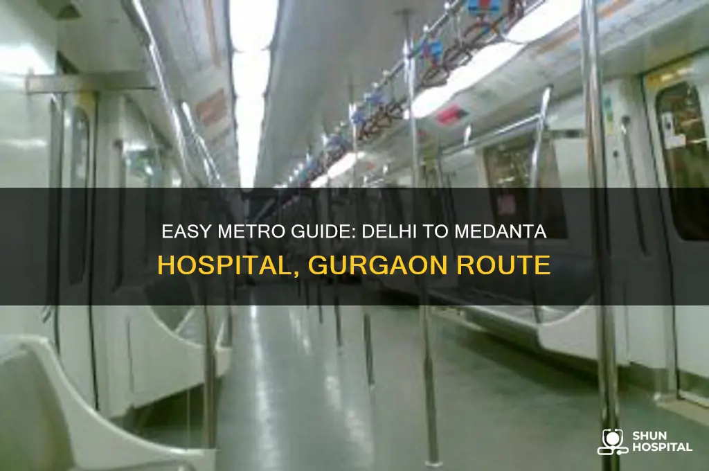 how to reach medanta hospital gurgaon from delhi by metro