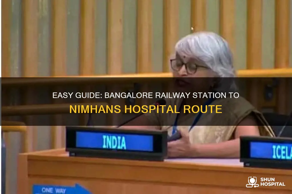 how to reach nimhans hospital from bangalore railway station