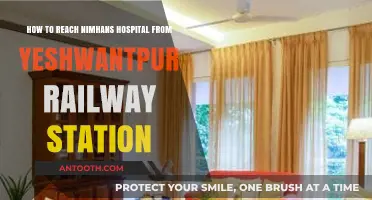 Easy Guide: Yeshwantpur Railway Station to NIMHANS Hospital Route