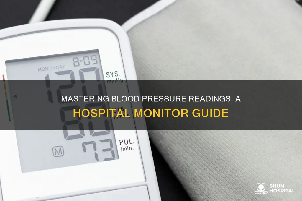how to read a blood pressure monitor in the hospital