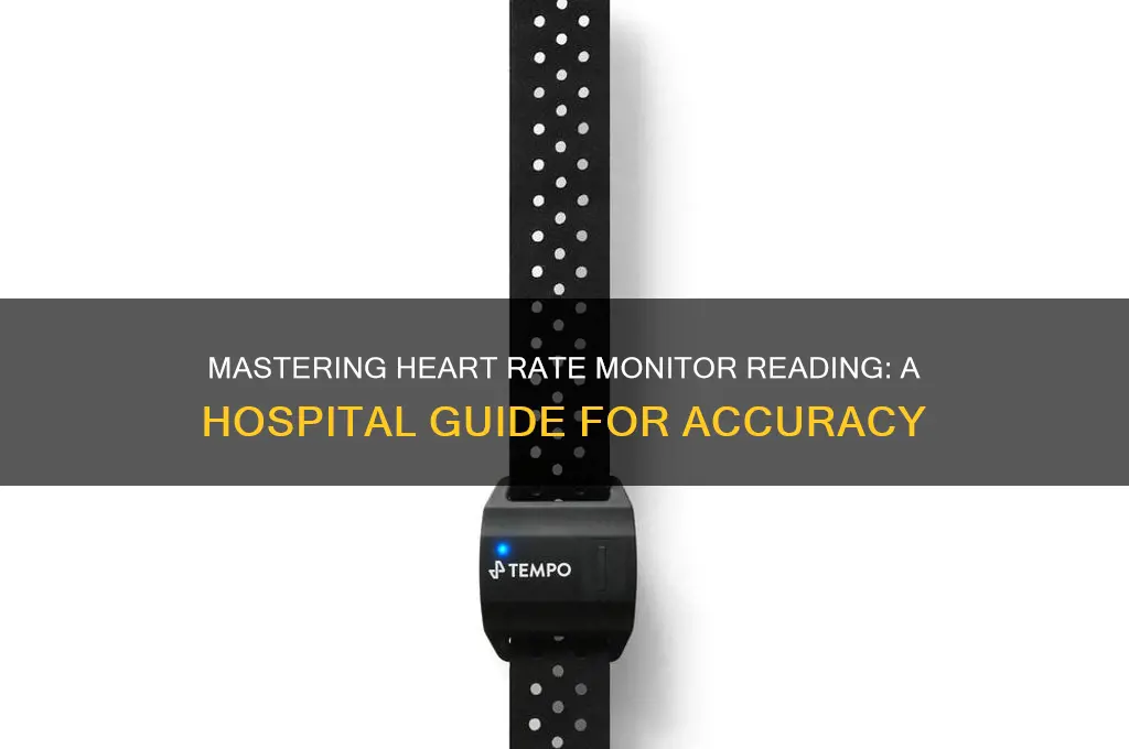 how to read a heart rate monitor at a hospital