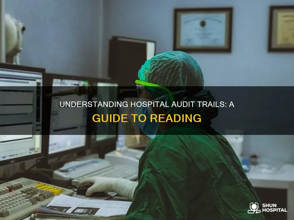 how to read a hospital audit trail