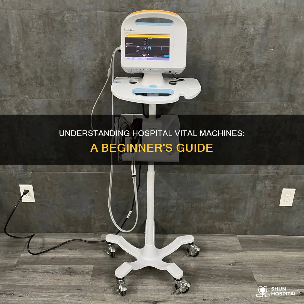 how to read a hospital vital machine