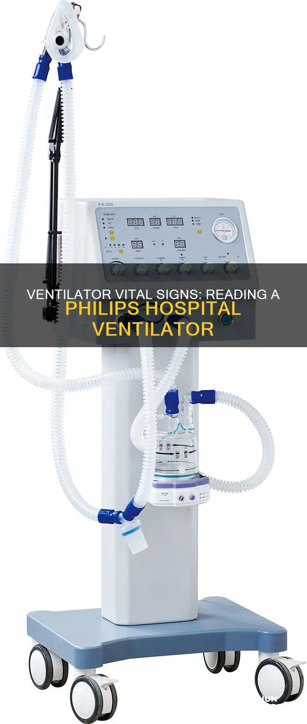 how to read a philips hospital ventilator