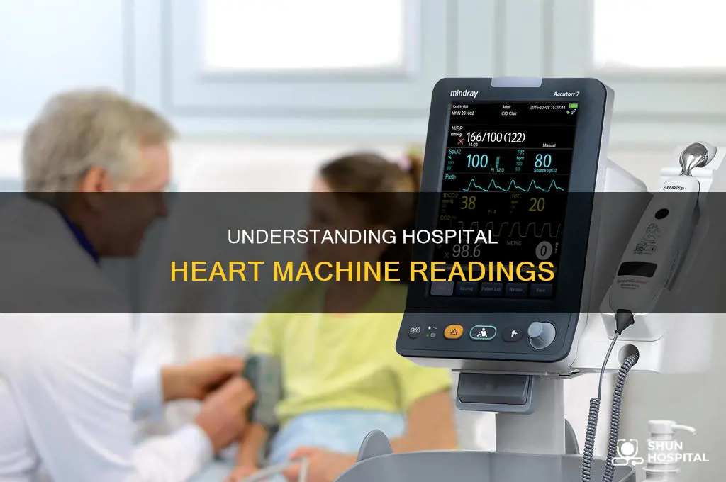 how to read heart machine in hospital