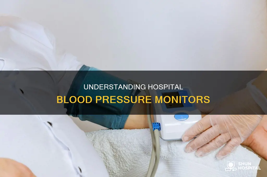 how to read hospital blood pressure monitor