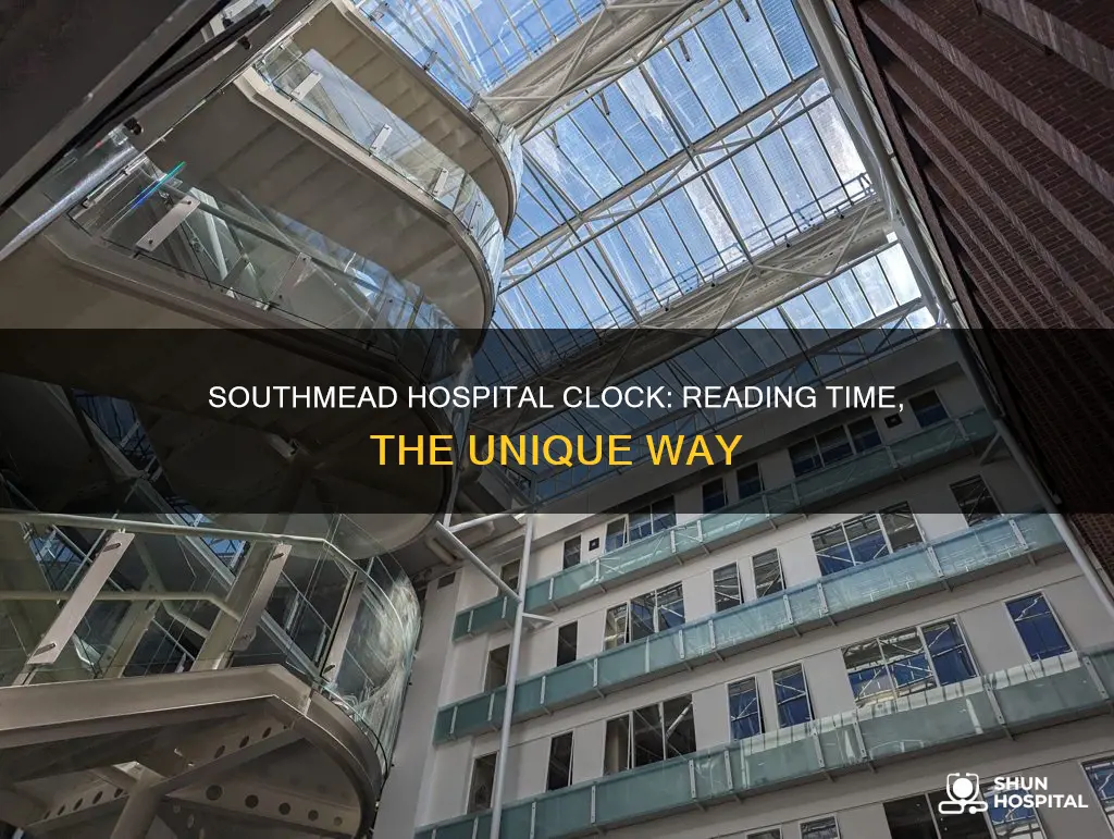how to read the southmead hospital clock