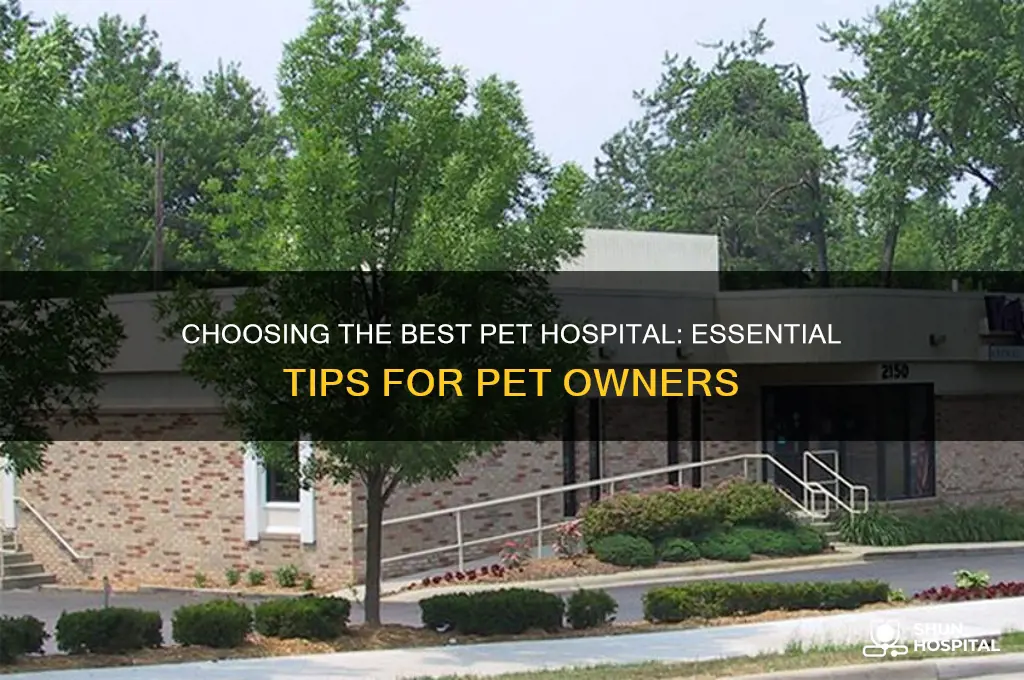 how to recomend pet hospital