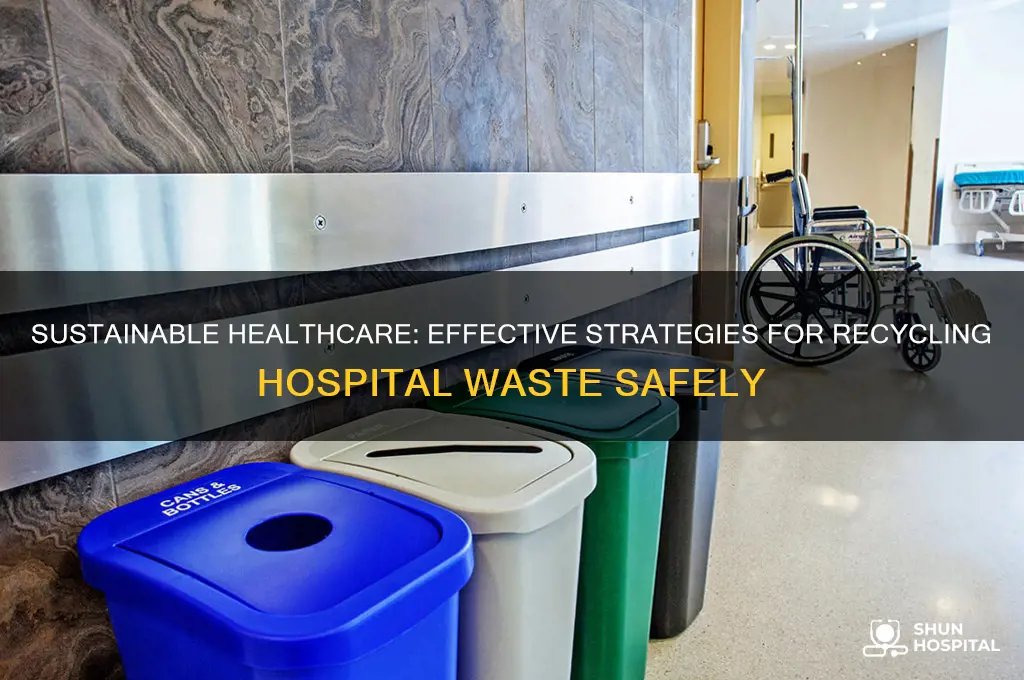 how to recycle hospital waste
