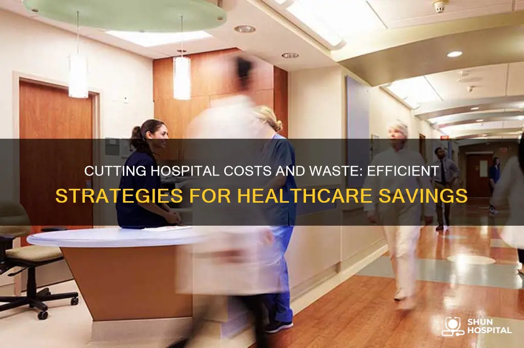 how to reduce cost and waste in a hospital