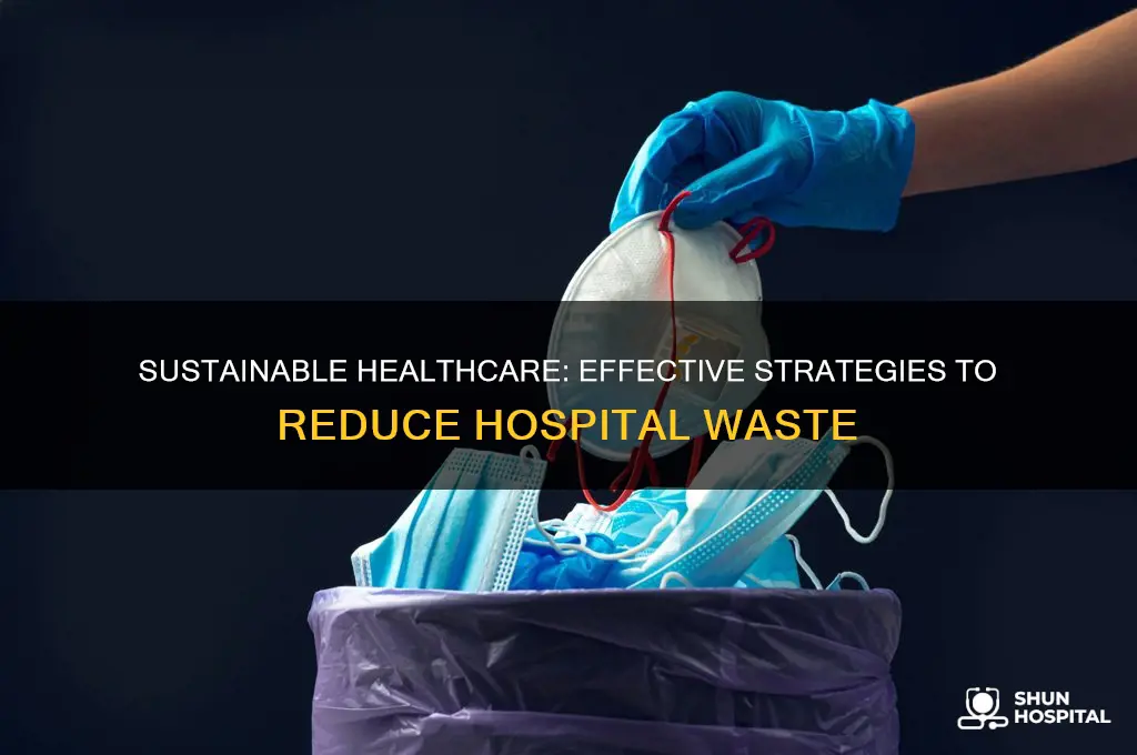 how to reduce hospital waste