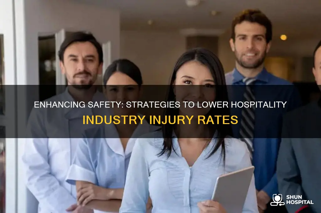 how to reduce occupational injury rates in the hospitality industry