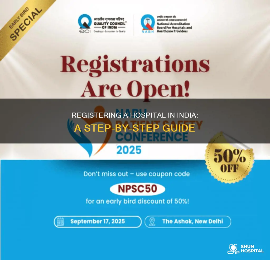 how to register a hospital in india