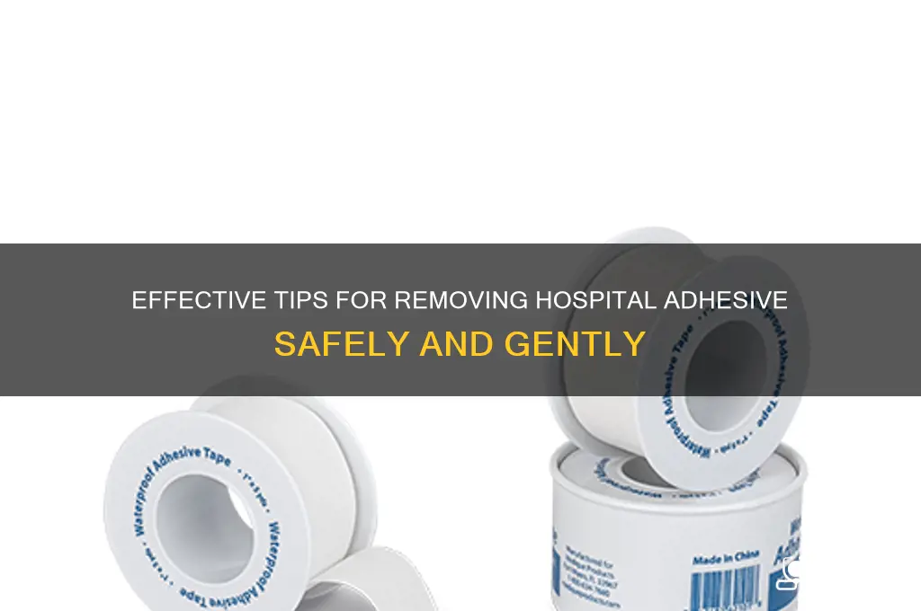 how to remove hospital adhesive