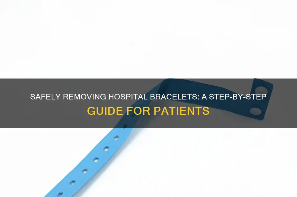 how to remove hospital bracelet