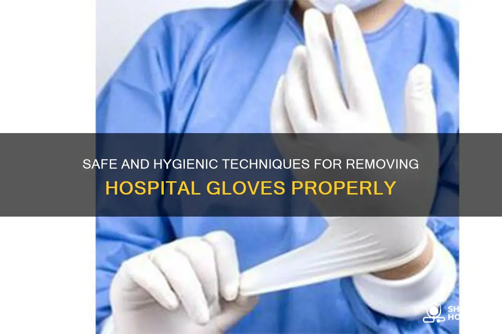 how to remove hospital gloves