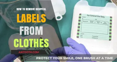 Removing Hospital Labels: A Guide to Restoring Your Clothes