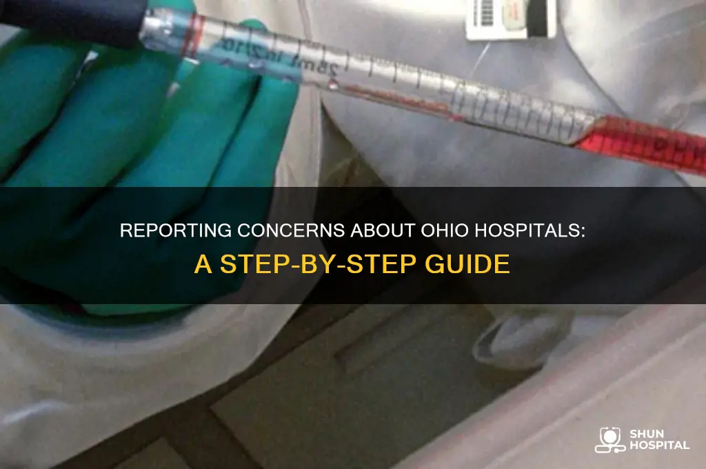 how to report a concern about an ohio hospital