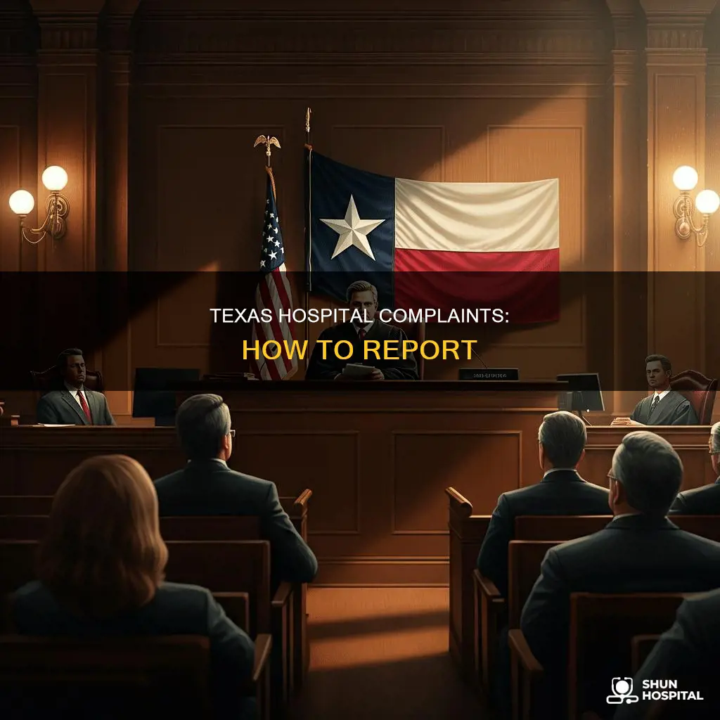 how to report a hospital in texas