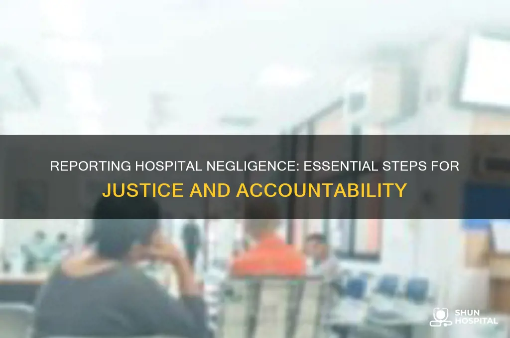 how to report hospital negligence