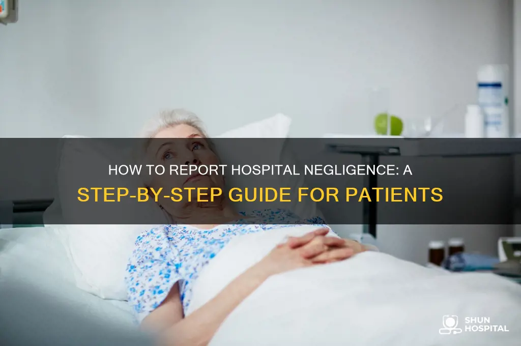 how to report hospital