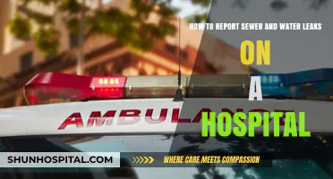 Quick Guide: Reporting Sewer and Water Leaks in Hospitals