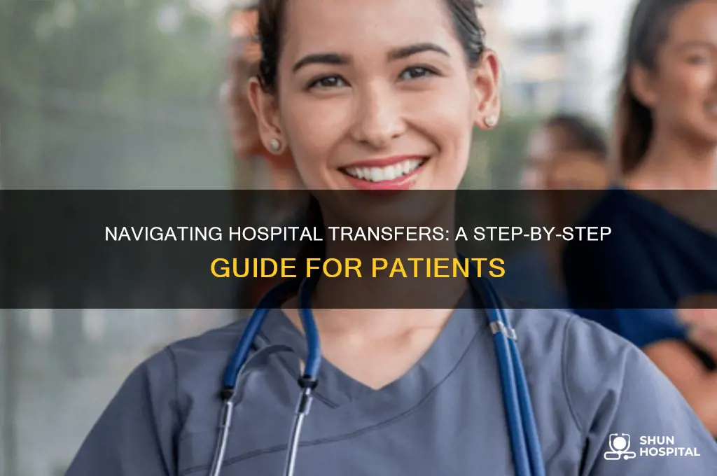 how to request a transfer from one hospital to another