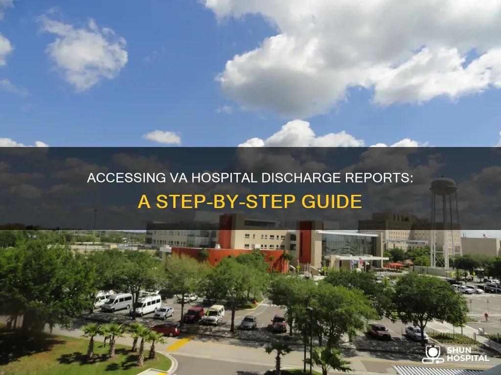how to request va hospital discharge reports