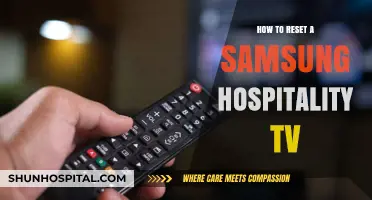 Resetting Your Samsung Hospitality TV: A Quick Guide