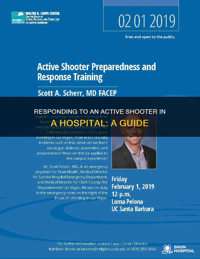 how to respond active shooter in hospital